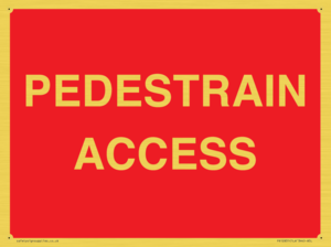 PEDESTRAIN ACCESS